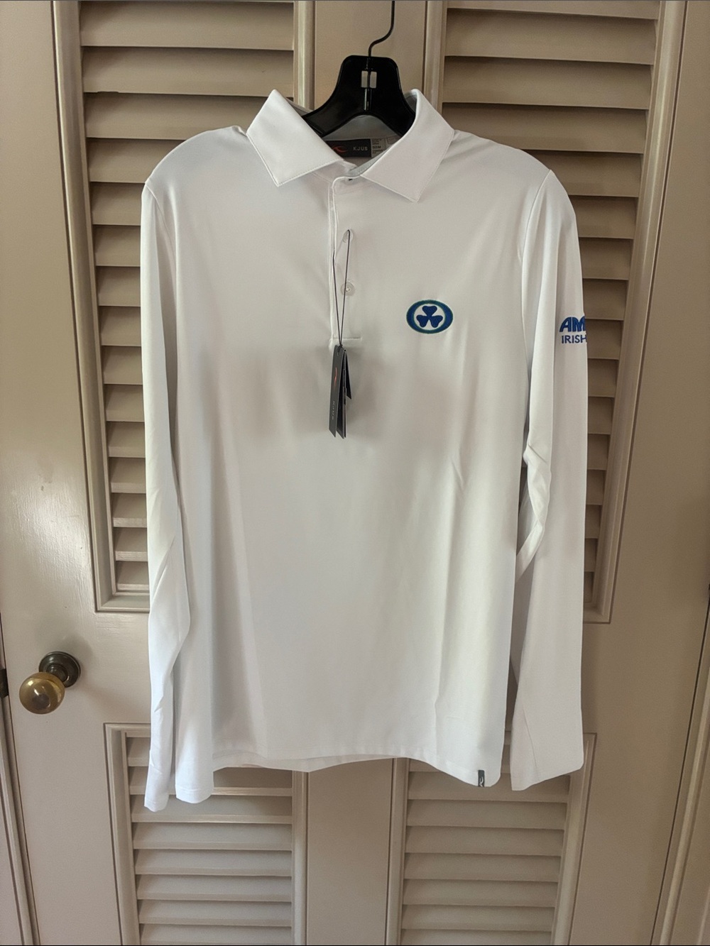 KJUS Performance Long-Sleeve Polo Shirt - White